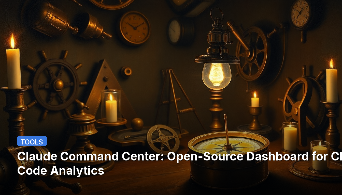 Claude Command Center: Claudeコード分析のためのオープンソースダッシュボード