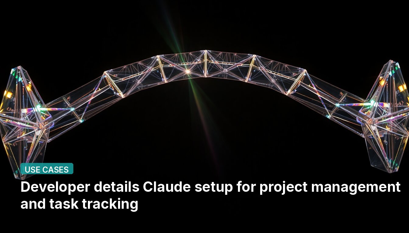 Разработчик описывает настройку Claude для управления проектами и отслеживания задач