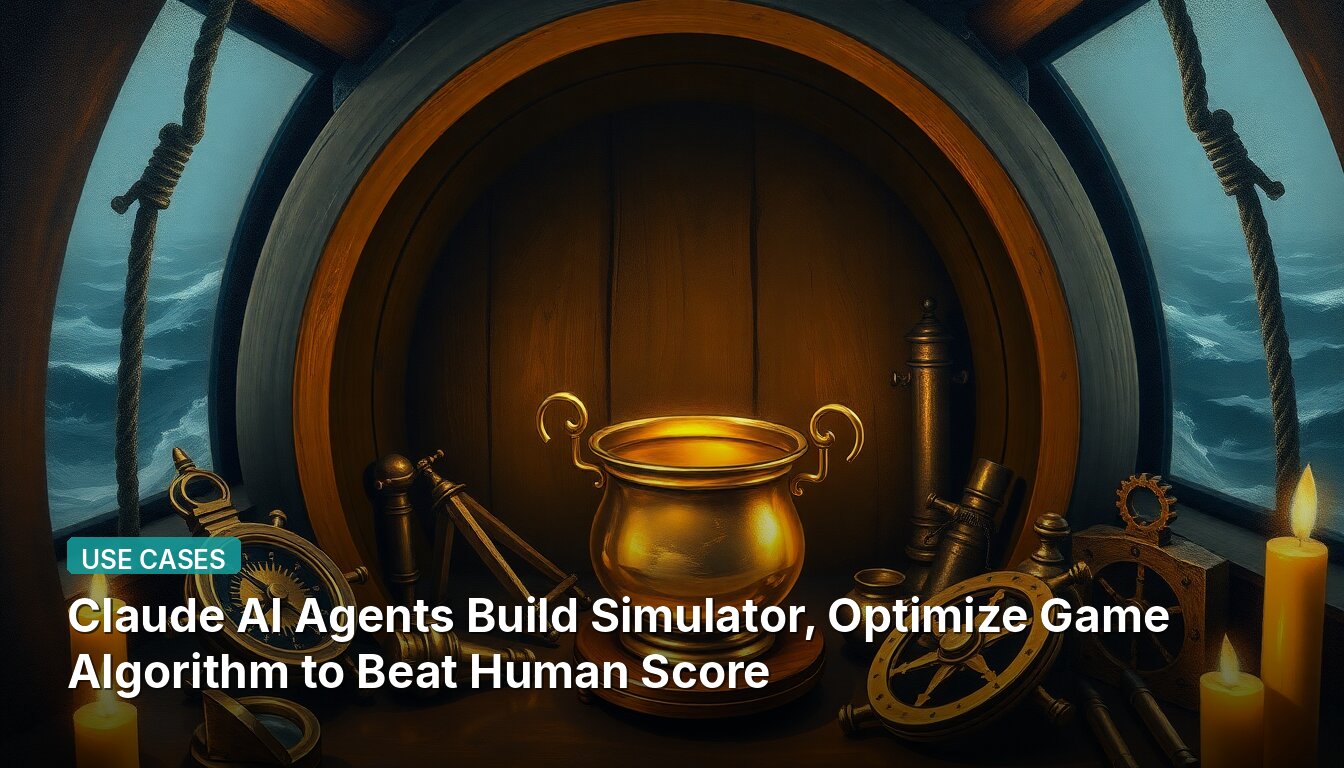 Agentes de IA Claude Construyen Simulador, Optimizan Algoritmo de Juego para Superar Puntuación Humana