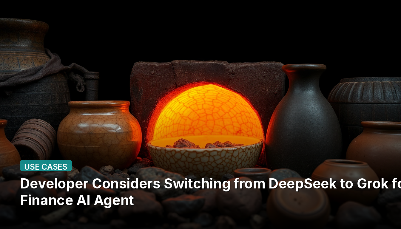 Développeur envisage de passer de DeepSeek à Grok pour son agent d'IA financière