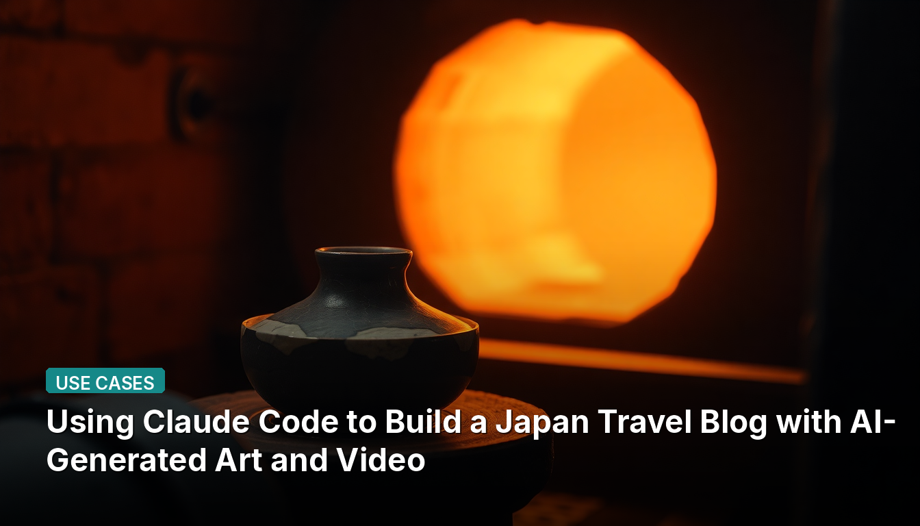 Usando o Claude Code para Criar um Blog de Viagens ao Japão com Arte e Vídeo Gerados por IA