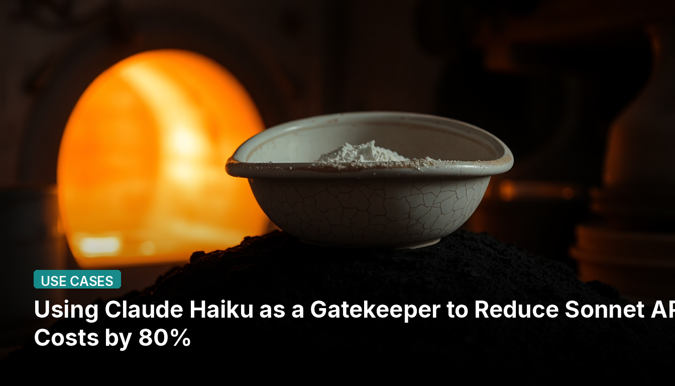 Usando Claude Haiku como Porteiro para Reduzir os Custos da API Sonnet em 80%