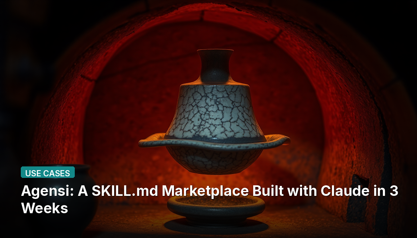 エージェンシー:Claudeで3週間で構築されたSKILL.mdマーケットプレイス