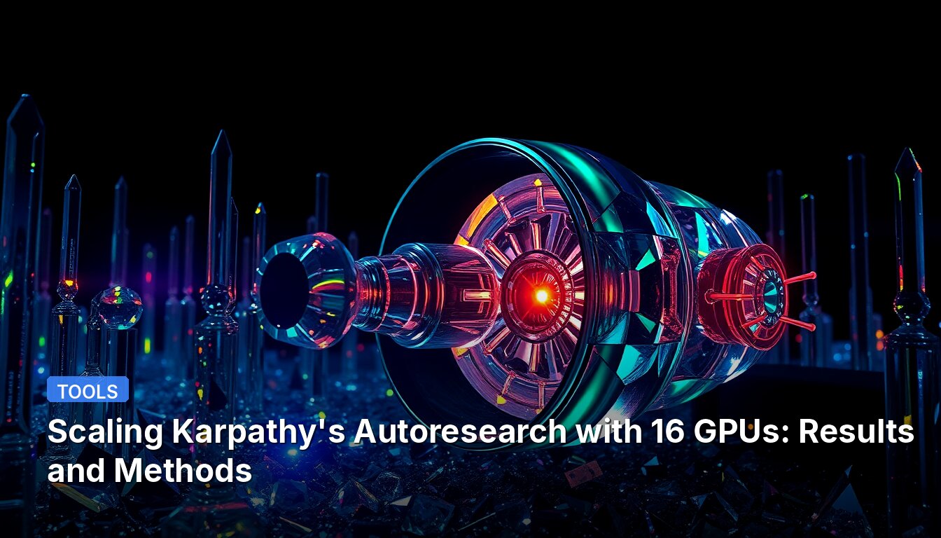 Skalierung von Karpathys Autoresearch mit 16 GPUs: Ergebnisse und Methoden