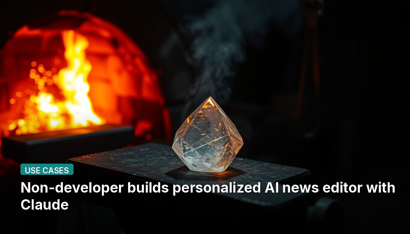Nicht-Entwickler baut personalisierten KI-Nachrichten-Editor mit Claude
