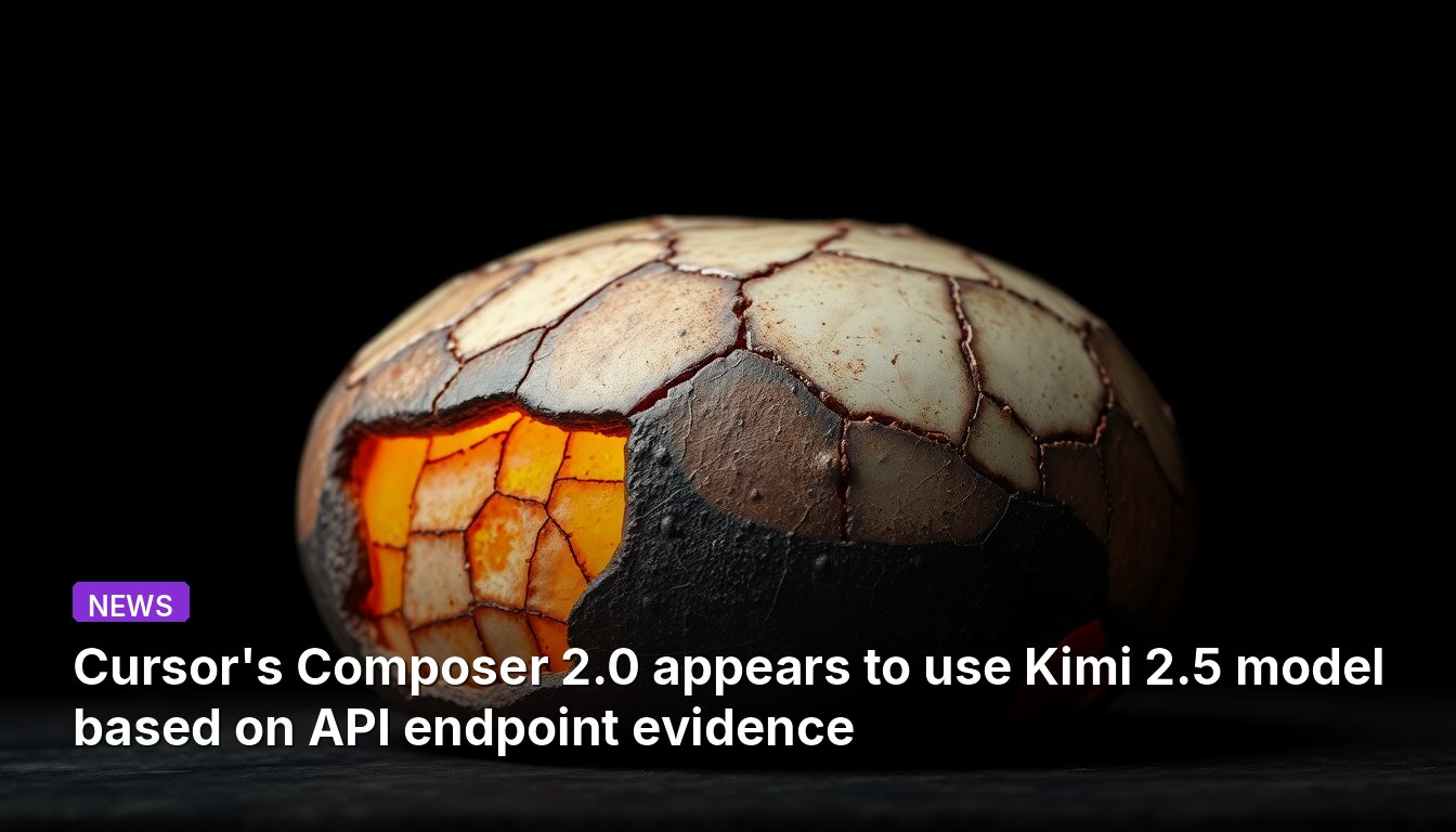 Cursor's Composer 2.0 appears to use Kimi 2.5 model based on API endpoint evidence
