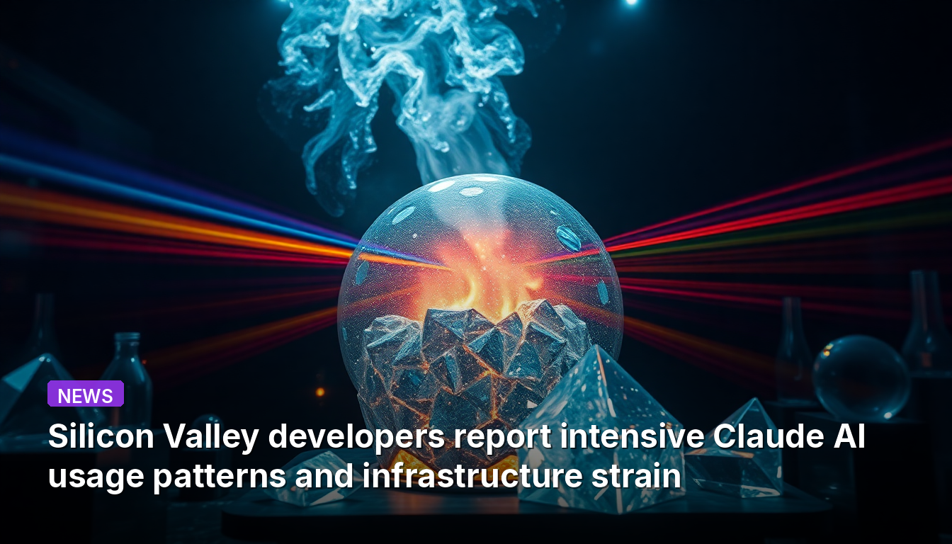 Silicon Valley developers report intensive Claude AI usage patterns and infrastructure strain