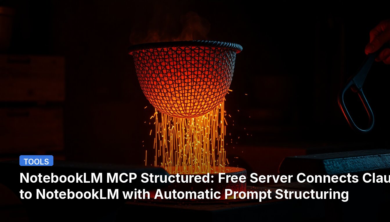 NotebookLM MCP Structured: Бесплатный сервер подключает Claude к NotebookLM с автоматическим структурированием промптов