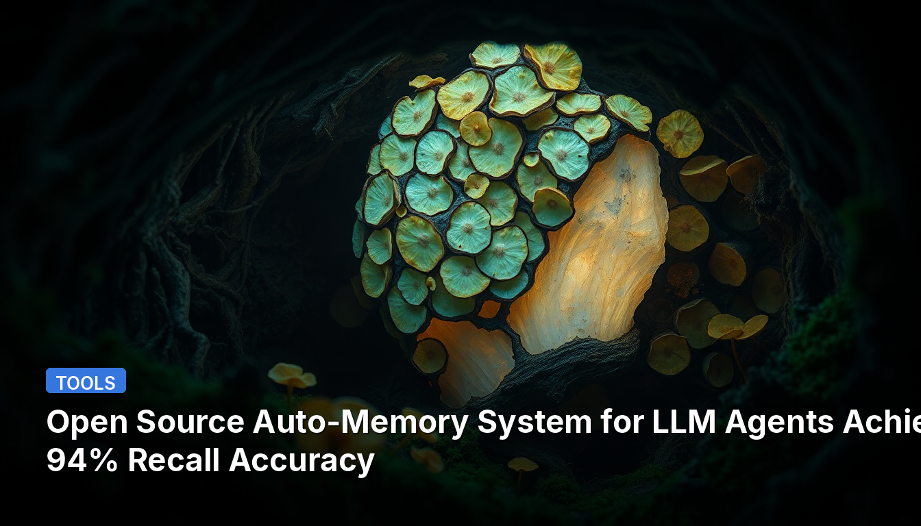 오픈소스 LLM 에이전트 자동 메모리 시스템, 94% 회상 정확도 달성