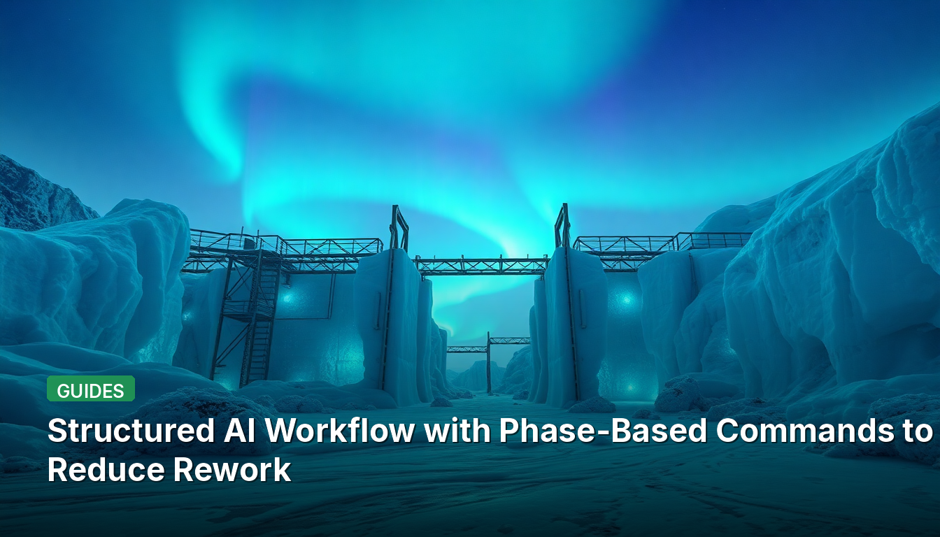Flux de travail IA structuré avec des commandes par phases pour réduire les retouches