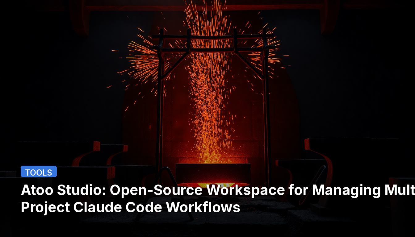 Atoo Studio: Espaço de Trabalho de Código Aberto para Gerenciar Fluxos de Trabalho Multi-Projeto Claude