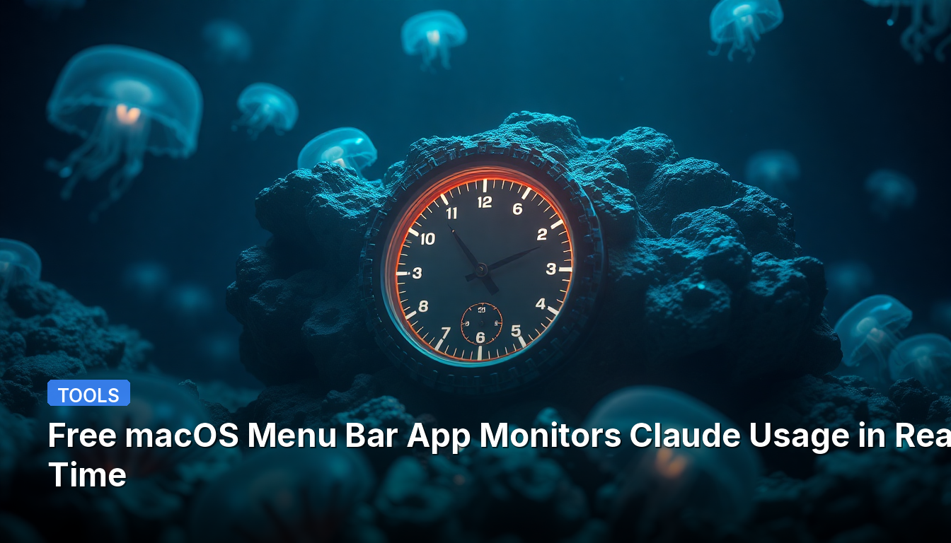 Application macOS gratuite pour la barre de menu surveillant l'utilisation de Claude en temps réel