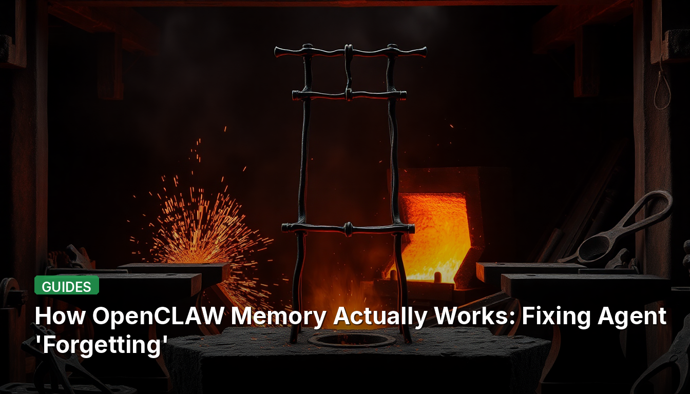 Como a Memória do OpenCLAW Realmente Funciona: Corrigindo o 'Esquecimento' do Agente