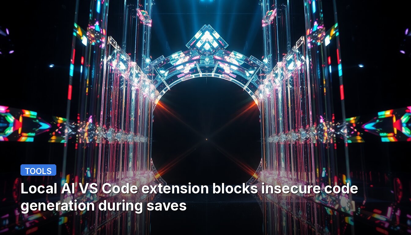 Local AI VS Code extension blocks insecure code generation during saves