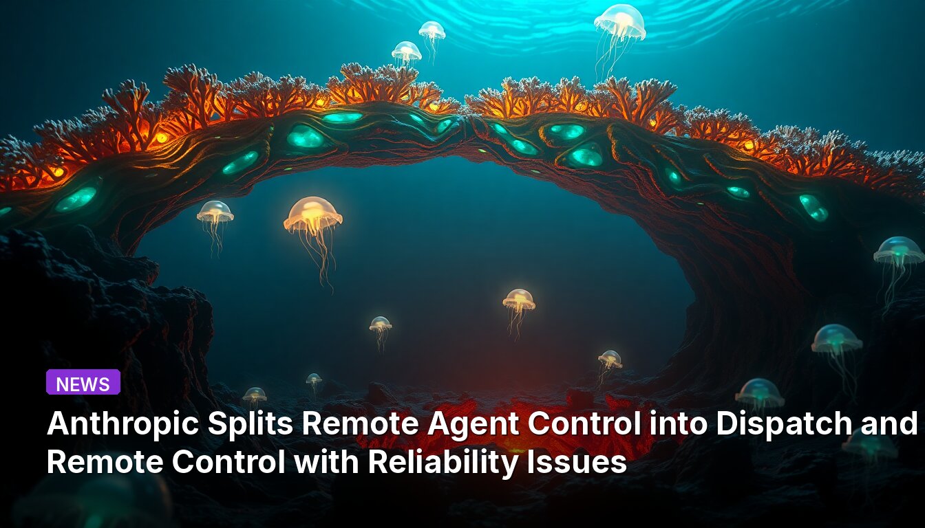 Anthropic Splits Remote Agent Control into Dispatch and Remote Control with Reliability Issues