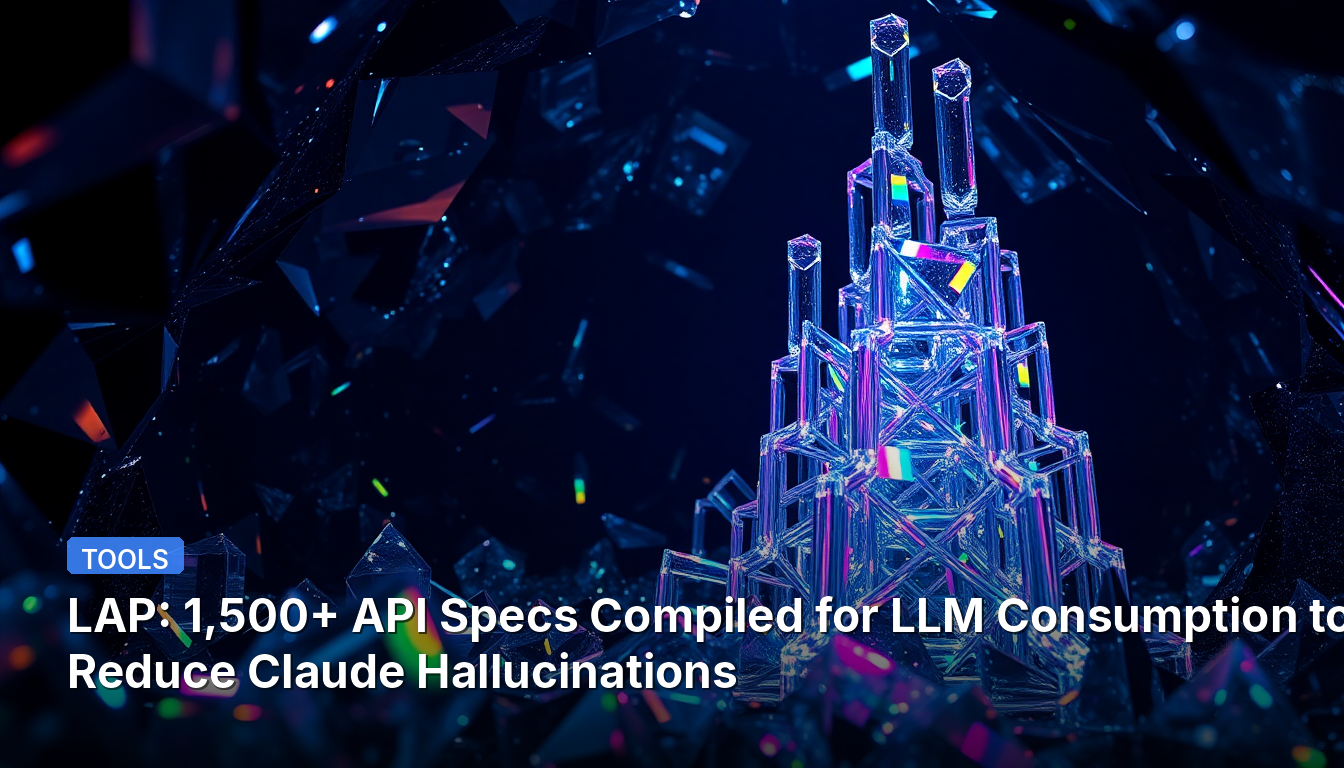 LAP: Claudeの幻覚を減らすため、LLM用に1,500以上のAPI仕様をコンパイル