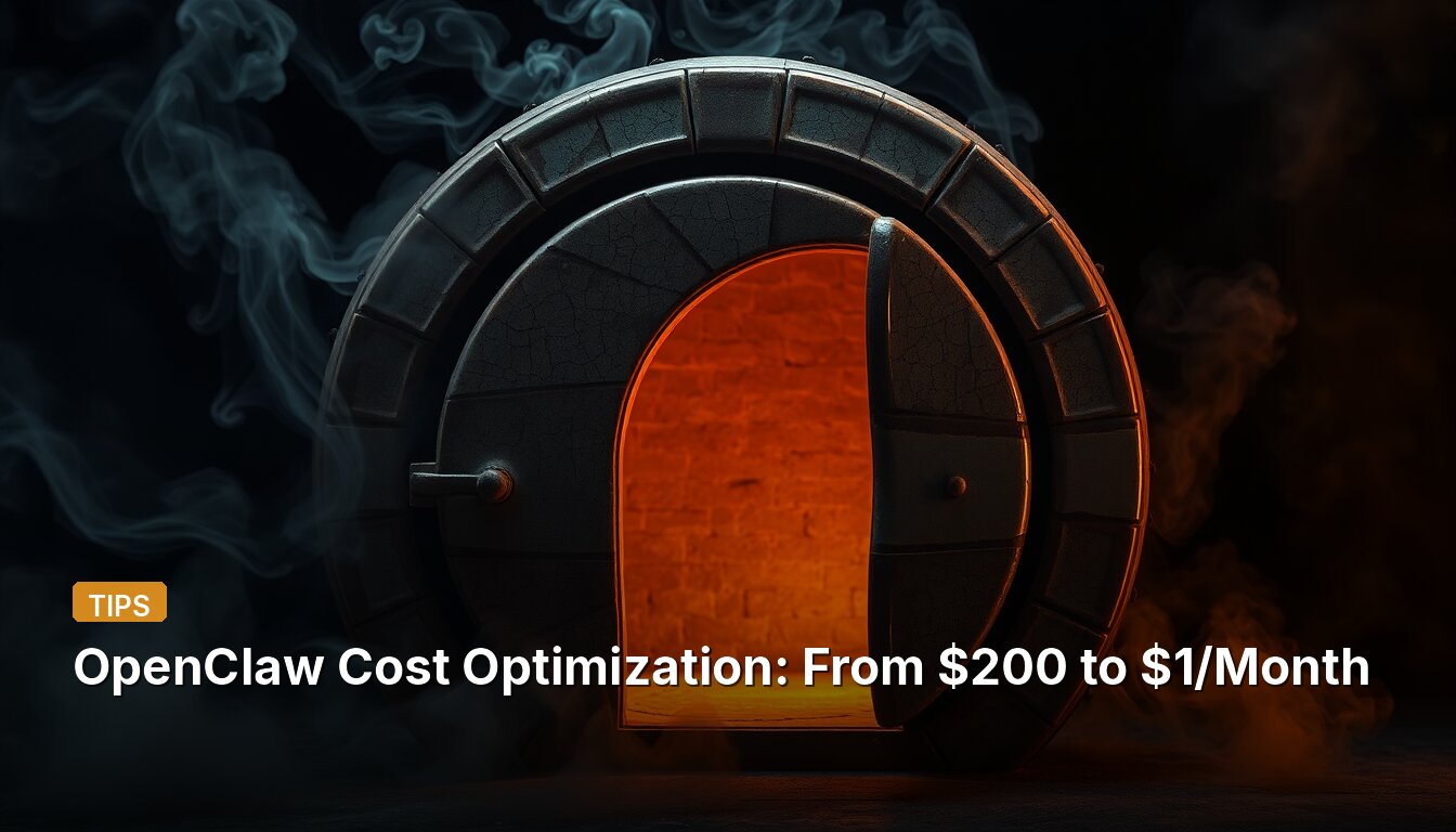 Оптимизация затрат на OpenClaw: от $200 до $1/месяц
