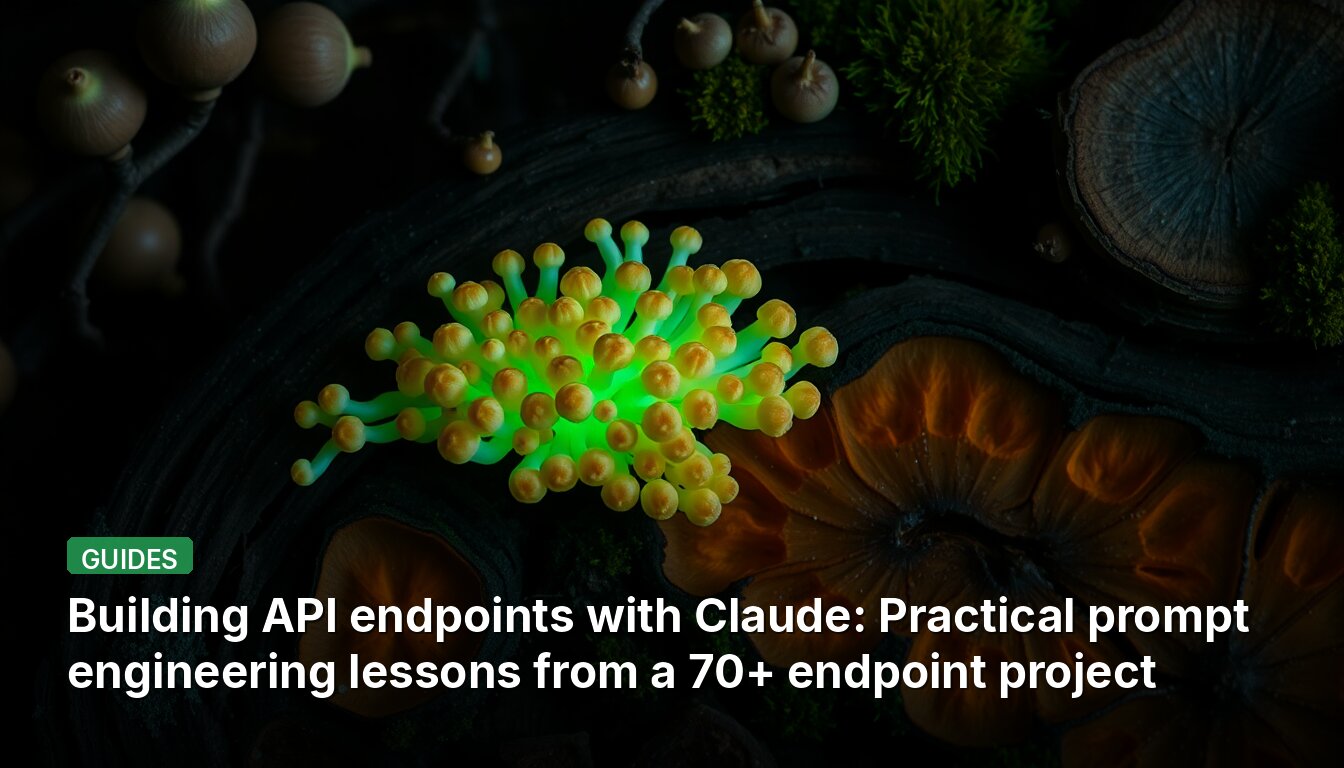 Construyendo endpoints de API con Claude: Lecciones prácticas de ingeniería de prompts de un proyecto con más de 70 endpoints