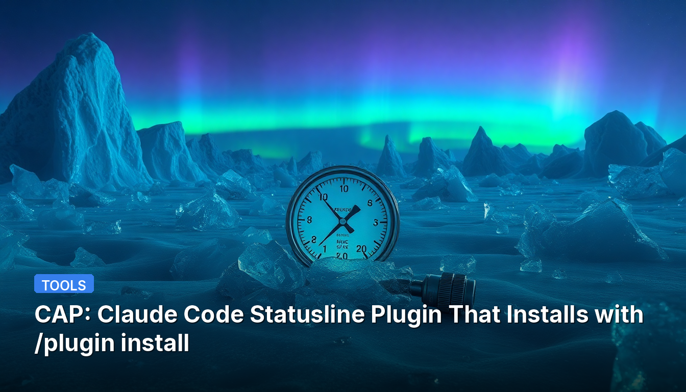 CAP: Plugin de Statusline do Claude Code que Instala com /plugin install