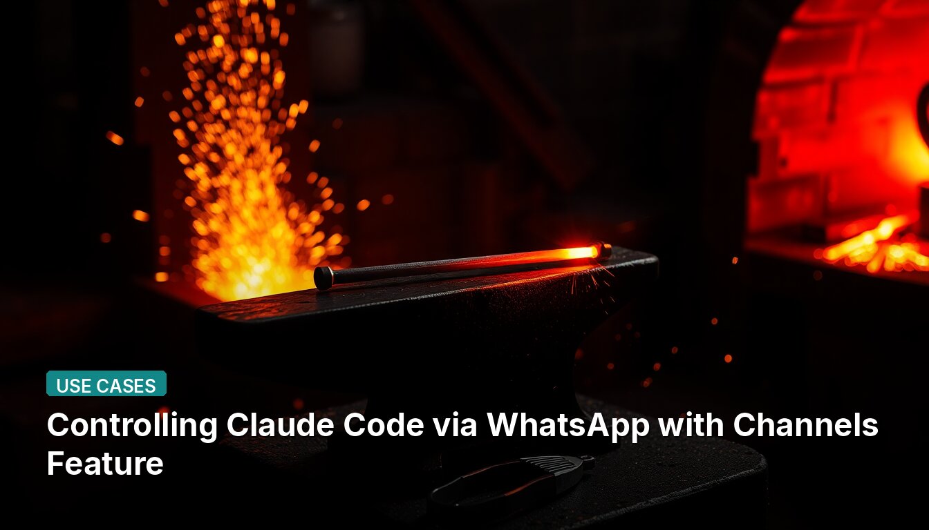 チャンネル機能でWhatsApp経由のClaude Code制御