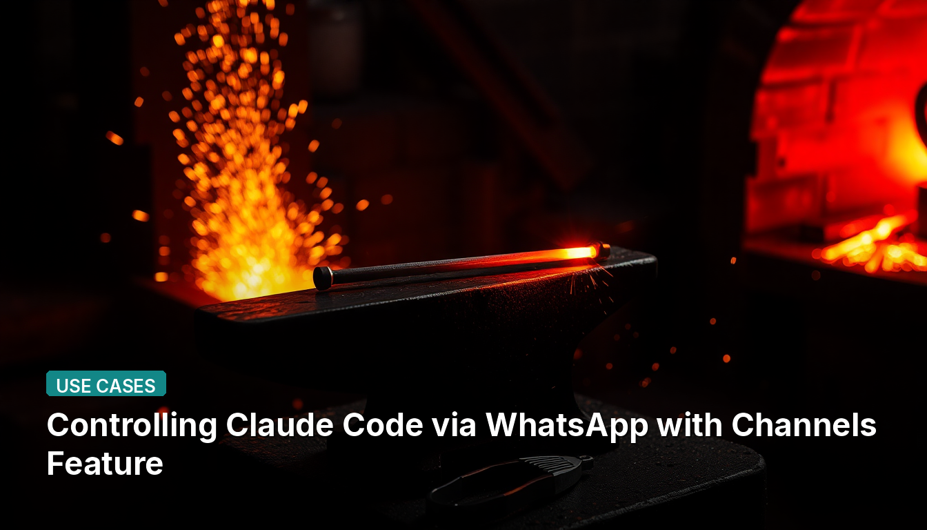 チャンネル機能でWhatsApp経由のClaude Code制御