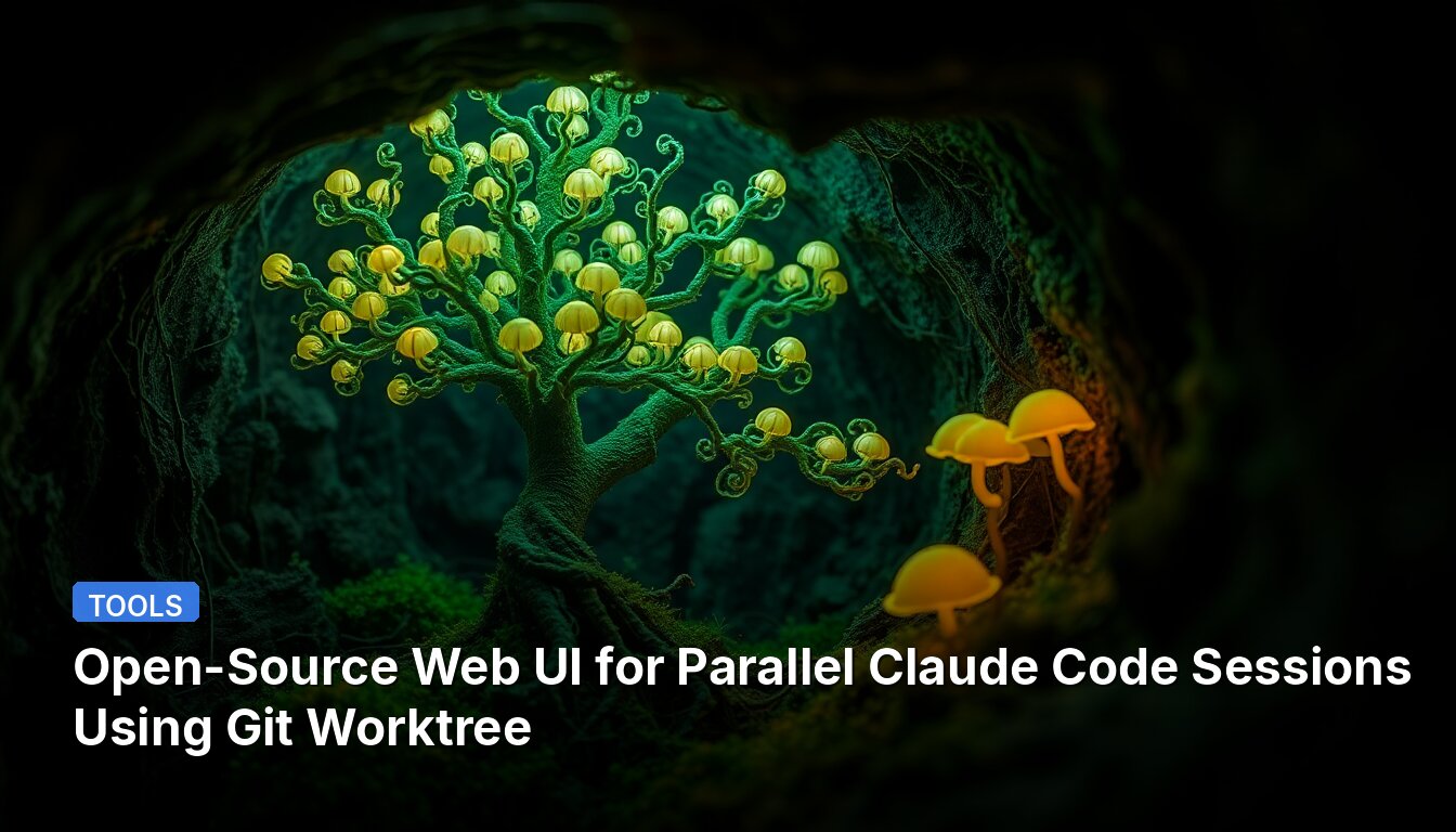 Open-Source Web-UI für parallele Claude-Code-Sitzungen mit Git Worktree