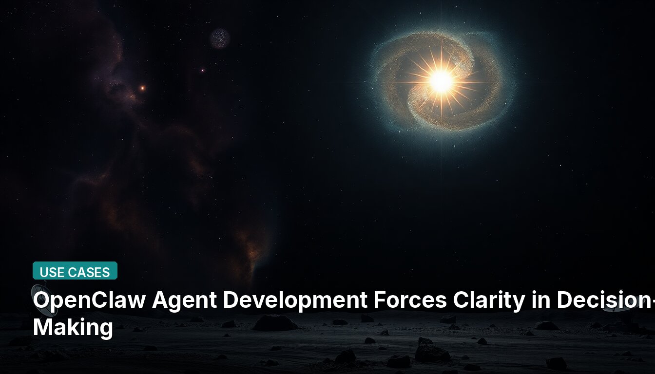 El Desarrollo del Agente OpenClaw Impone Claridad en la Toma de Decisiones