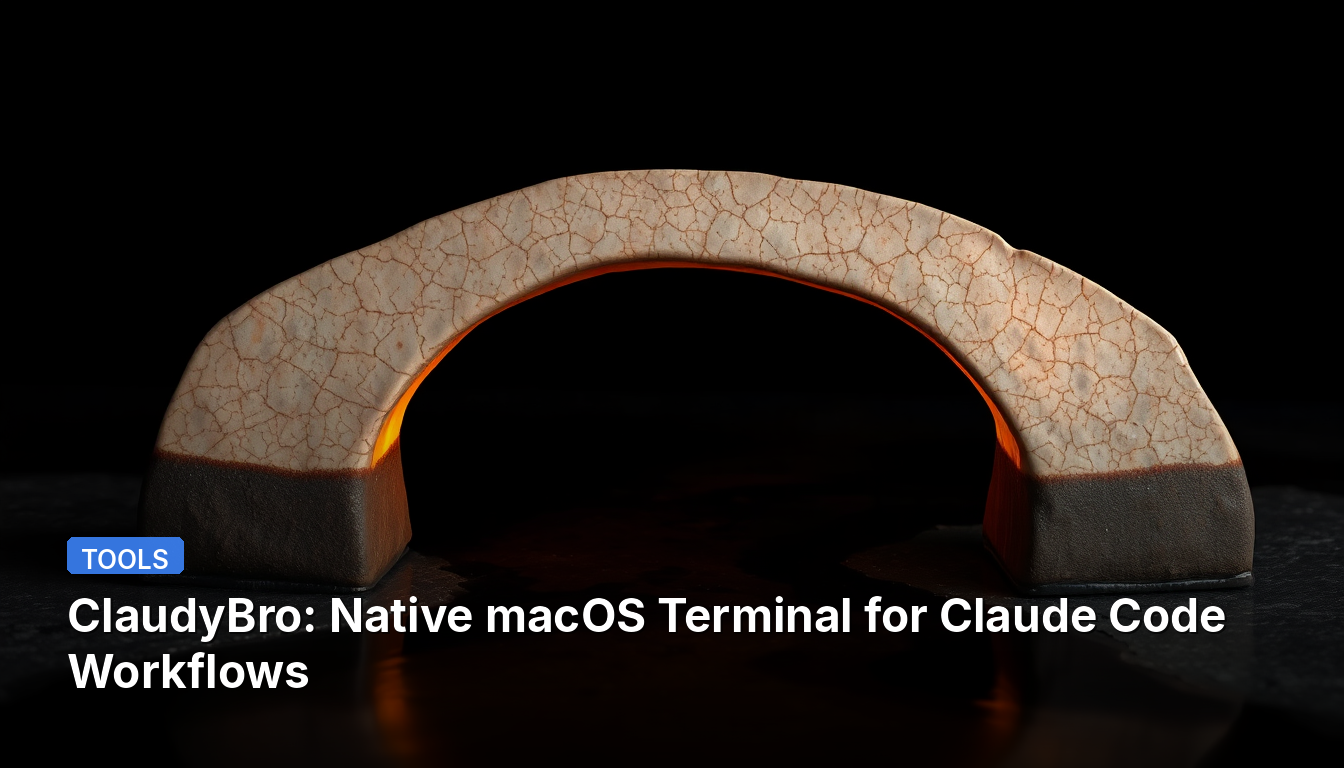 ClaudyBro: Natives macOS-Terminal für Claude-Code-Workflows