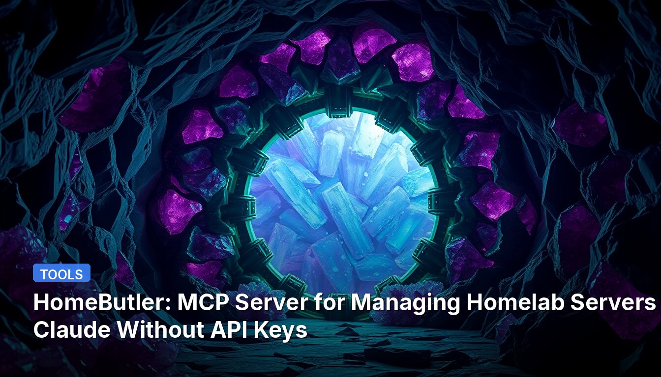 HomeButler : Serveur MCP pour gérer les serveurs de laboratoire domestique depuis Claude sans clés API