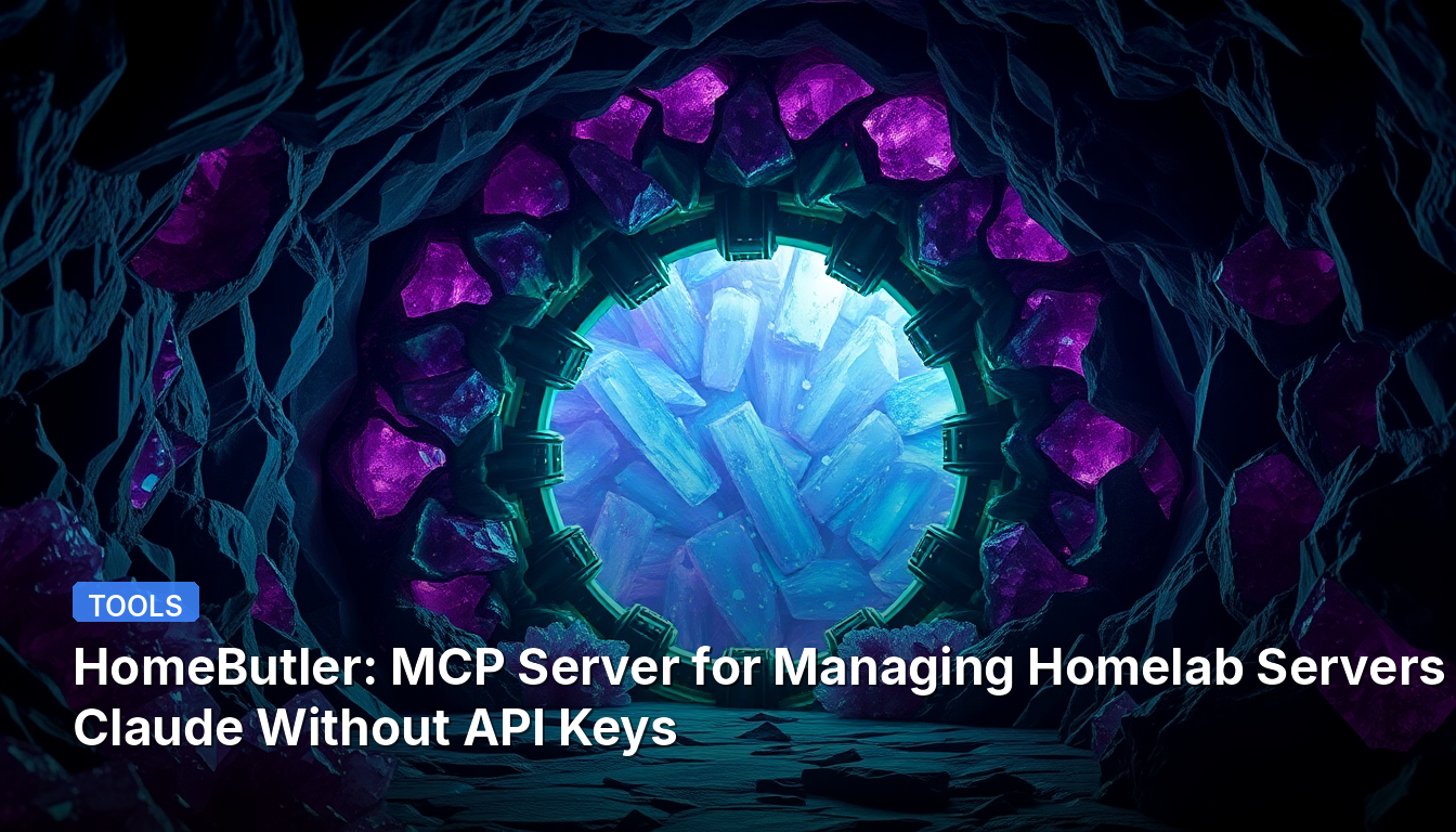 HomeButler : Serveur MCP pour gérer les serveurs de laboratoire domestique depuis Claude sans clés API