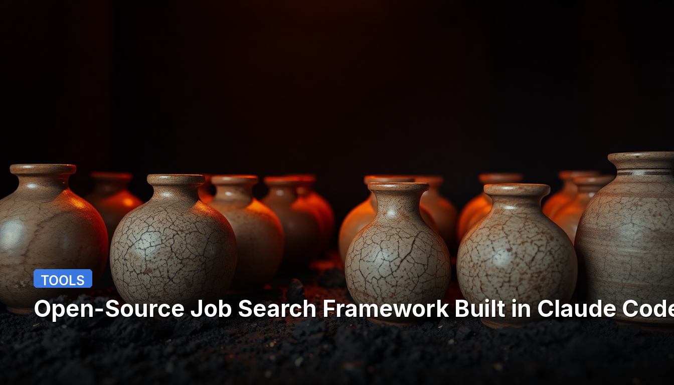 Cadre de Recherche d'Emploi Open-Source Développé en Claude Code