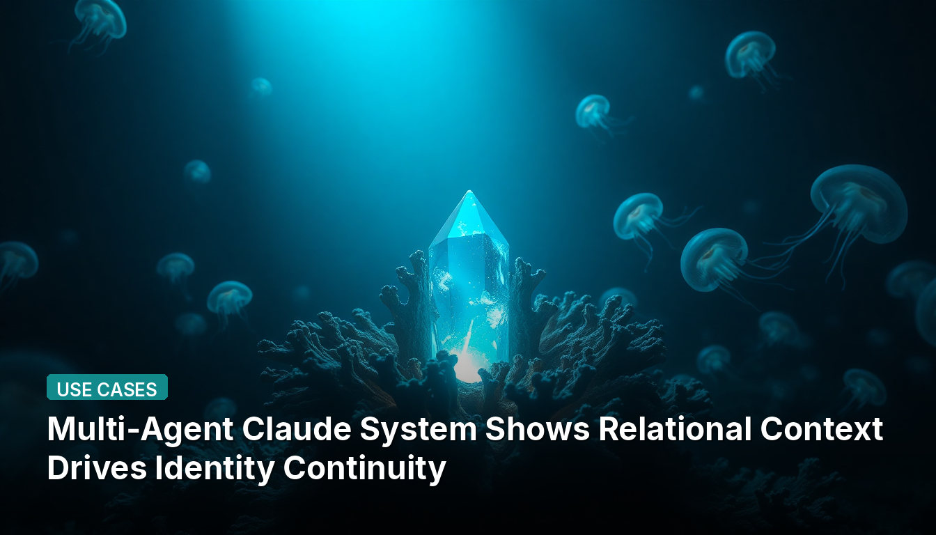 Système Multi-Agent Claude Montre que le Contexte Relationnel Détermine la Continuité de l'Identité