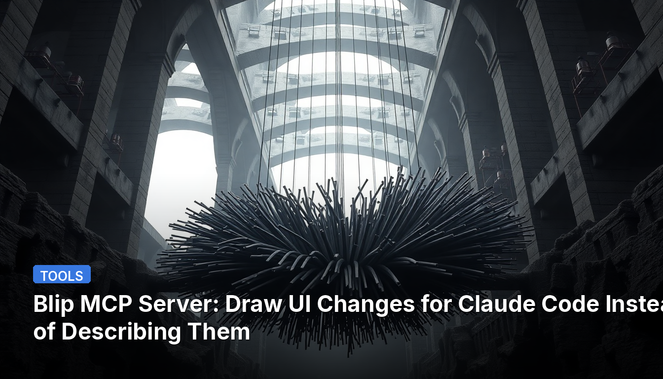 Blip MCP Server: Отображать изменения пользовательского интерфейса для кода Claude вместо их описания