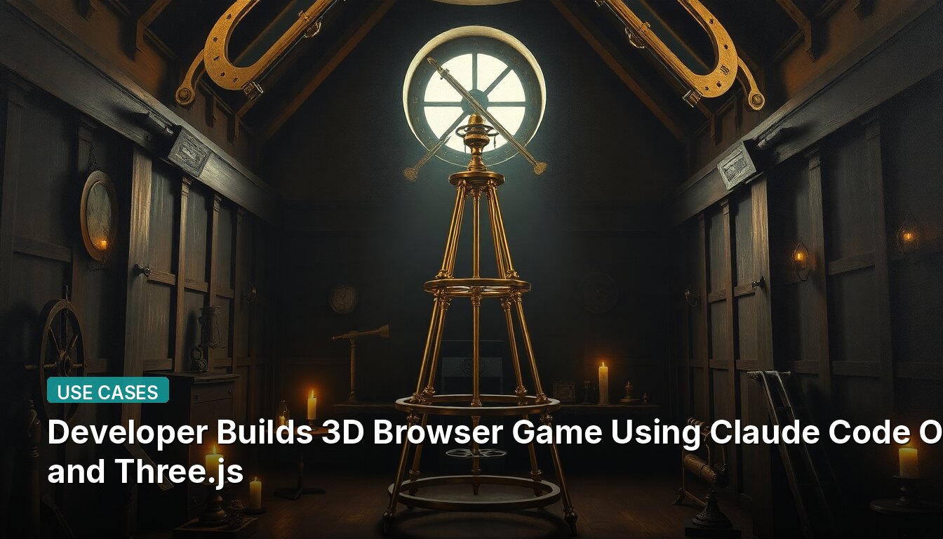 Entwickler erstellt 3D-Browser-Spiel mit Claude Code Opus und Three.js