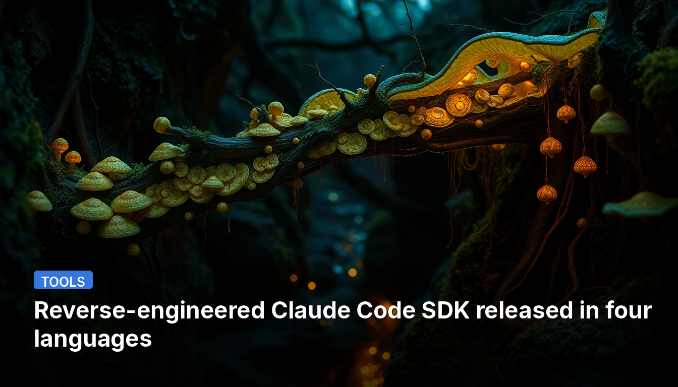 逆解析されたClaude Code SDKが4言語でリリースされました