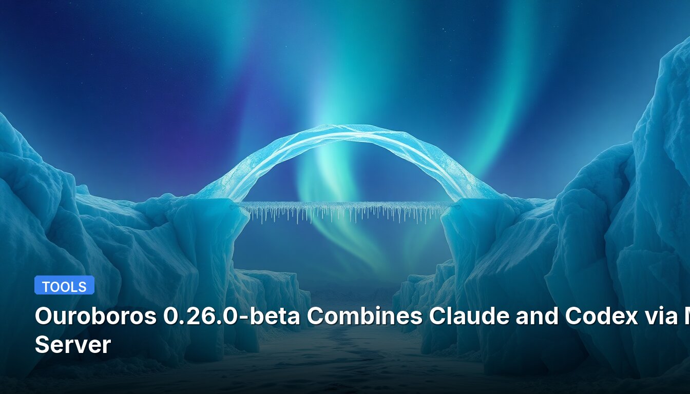 Ouroboros 0.26.0-beta combina Claude y Codex mediante un servidor MCP.