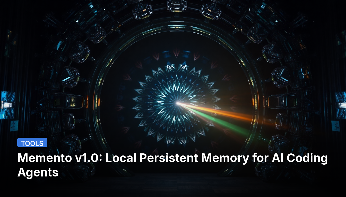 Memento v1.0: Lokaler persistenter Speicher für KI-Coding-Agenten