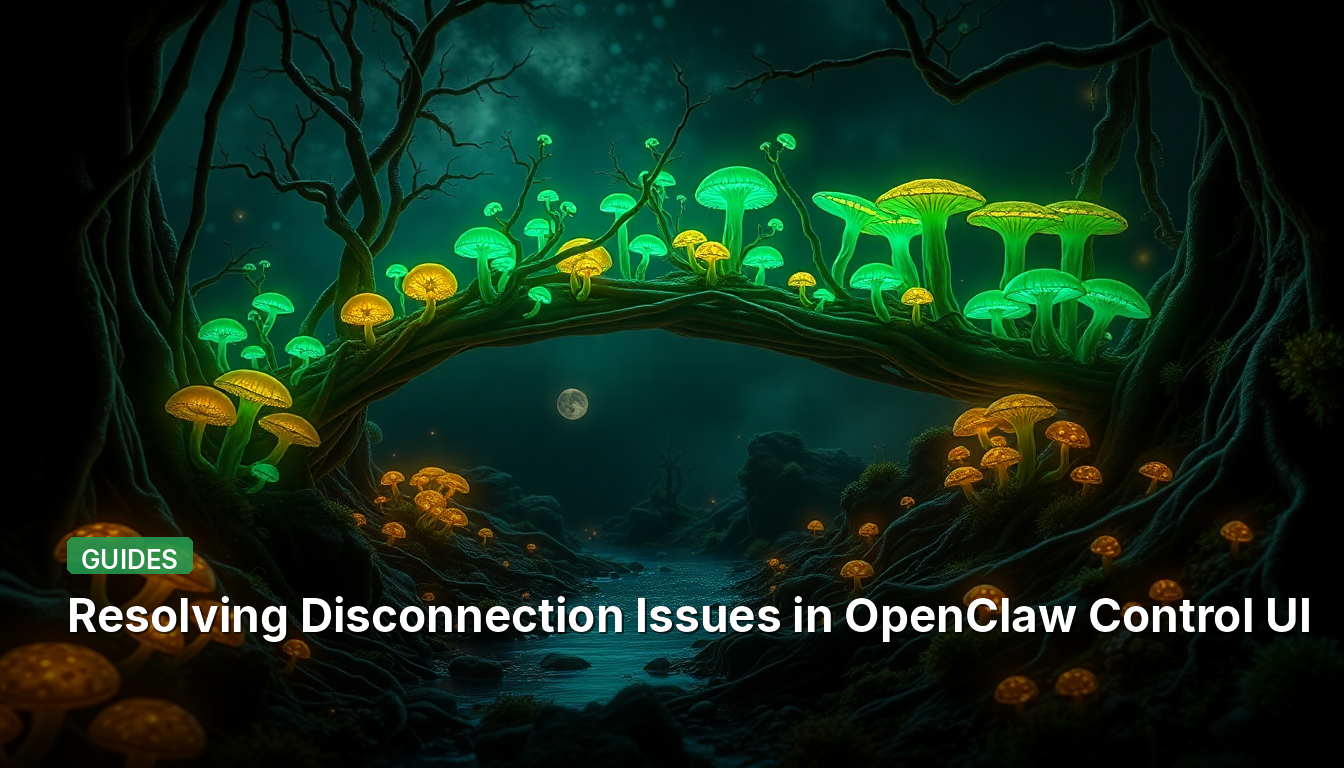 Resolvendo Problemas de Desconexão na Interface de Controle do OpenClaw