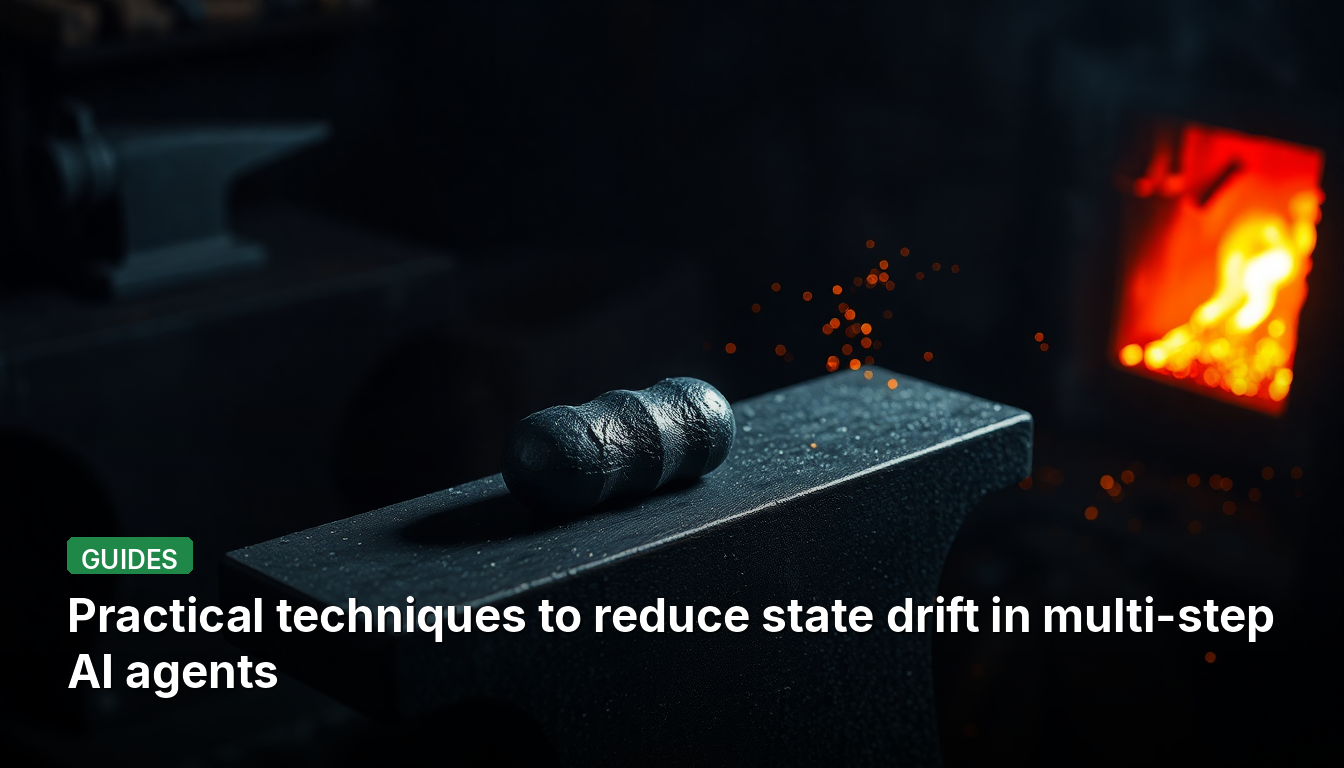 Practical techniques to reduce state drift in multi-step AI agents