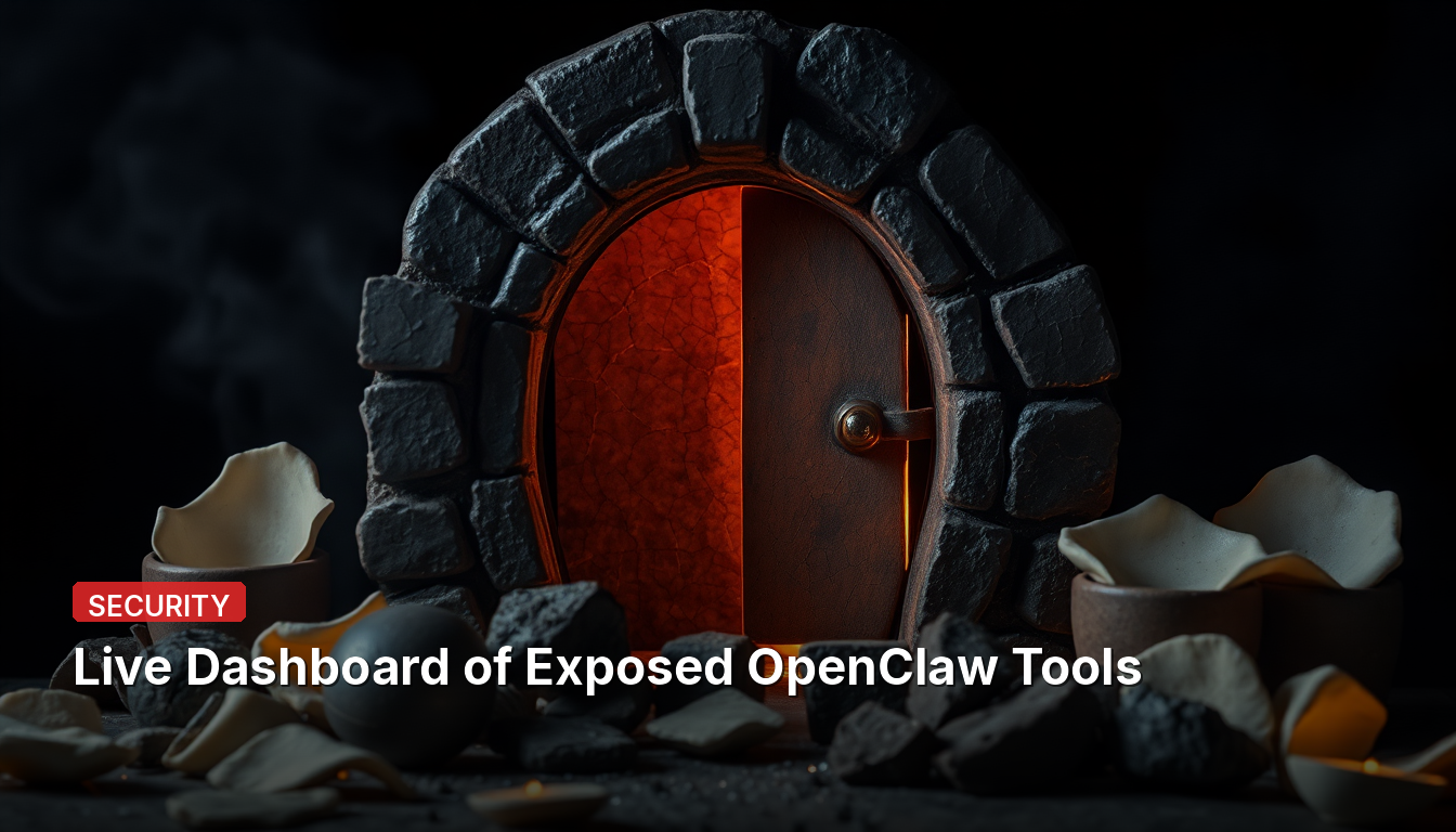 Live Dashboard of Exposed OpenClaw Tools