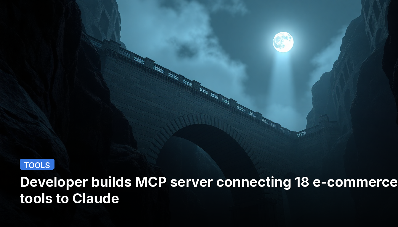 Développeur construit un serveur MCP connectant 18 outils e-commerce à Claude