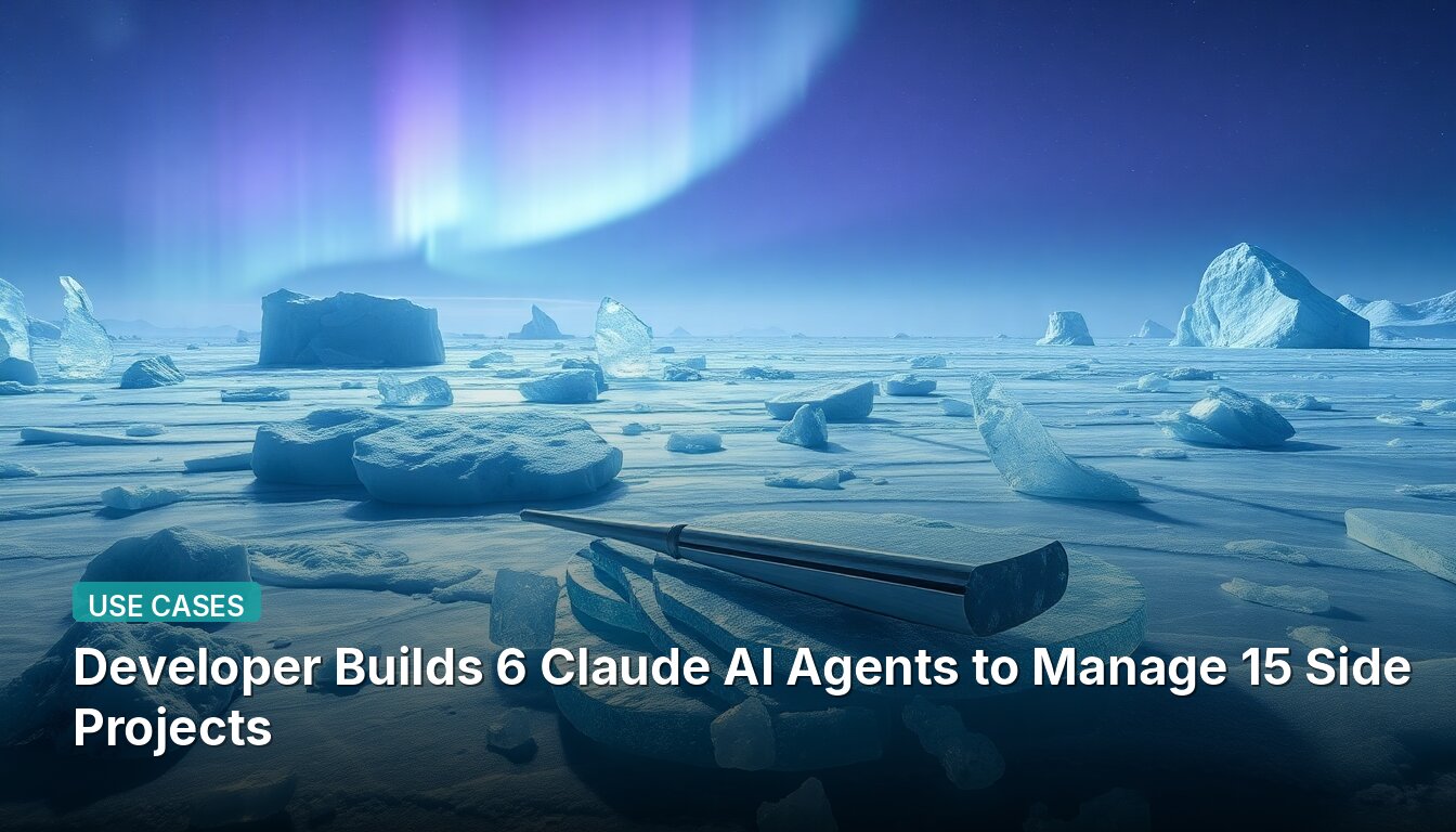 Desarrollador Construye 6 Agentes de IA Claude para Gestionar 15 Proyectos Paralelos