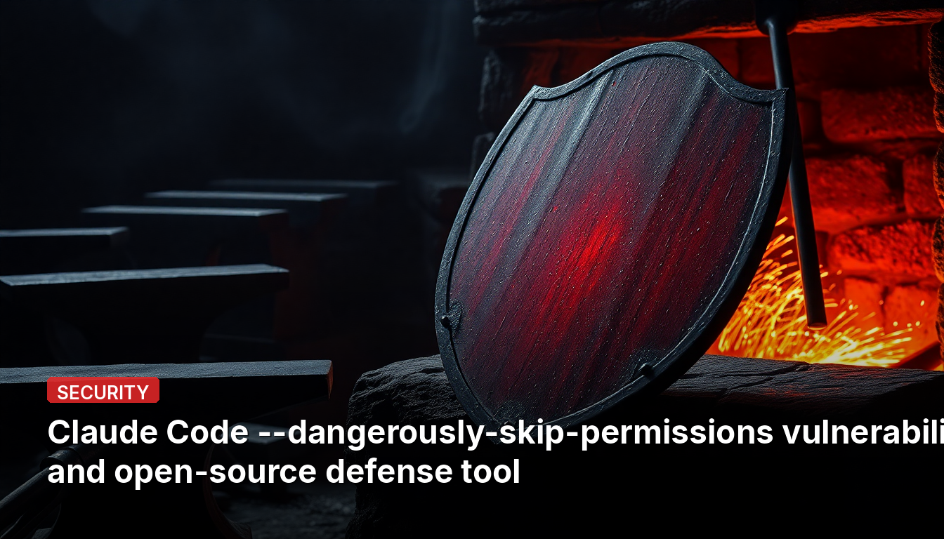 Claude Code --dangerously-skip-permissions vulnérabilité et outil de défense open-source