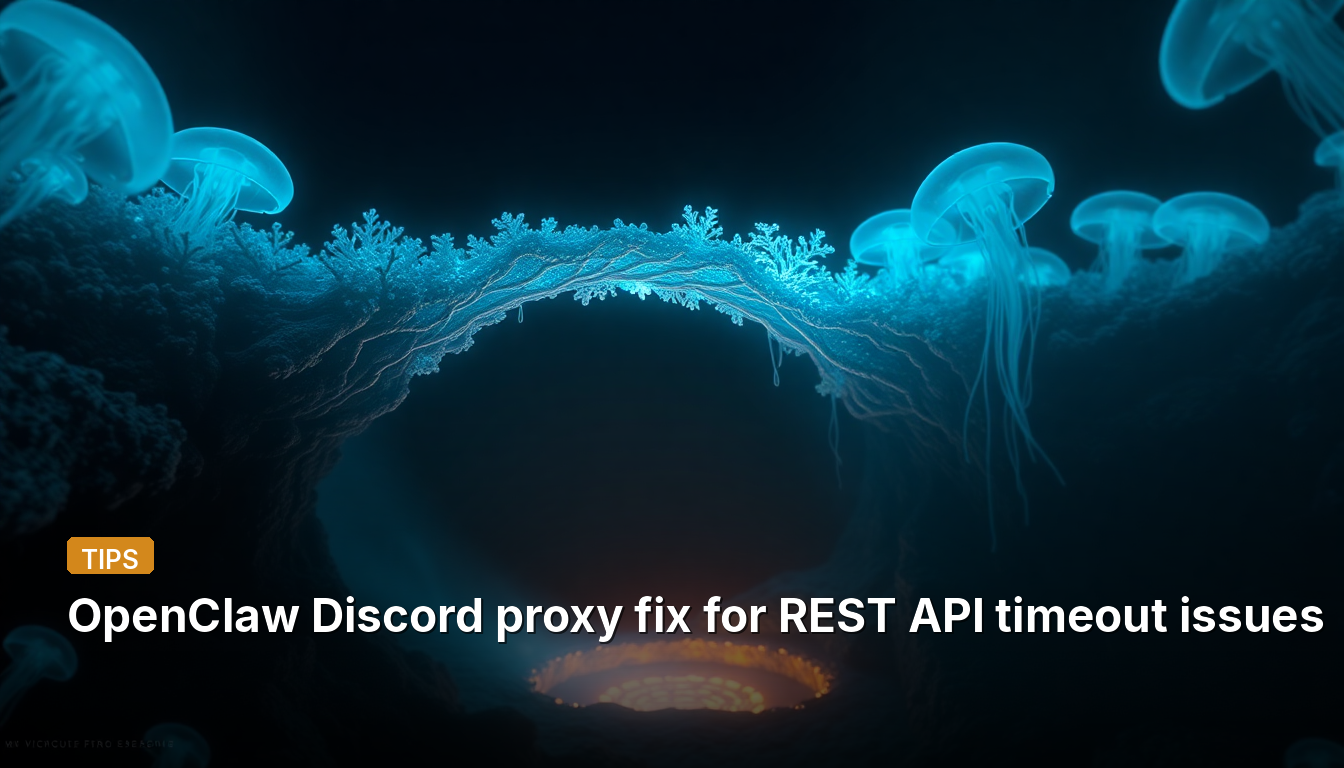 OpenClaw Discord 프록시 REST API 타임아웃 문제 수정