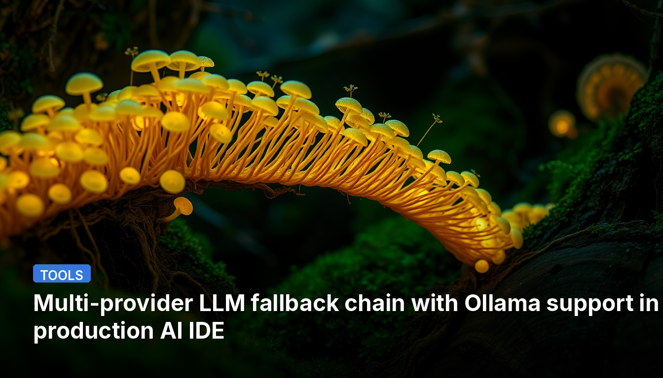 Chaîne de secours LLM multi-fournisseurs avec prise en charge Ollama dans l'IDE IA de production