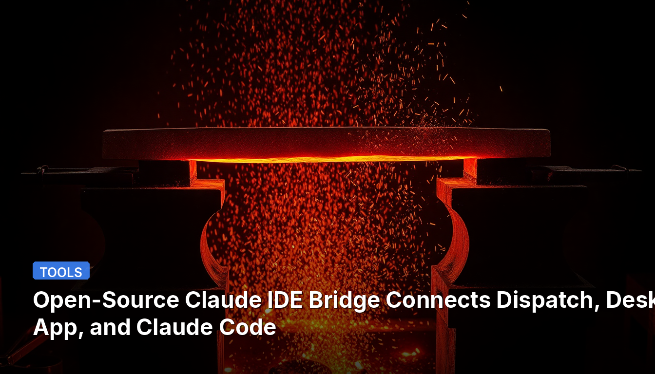 Ponte IDE Claude de Código Aberto Conecta Dispatch, Aplicativo Desktop e Claude Code