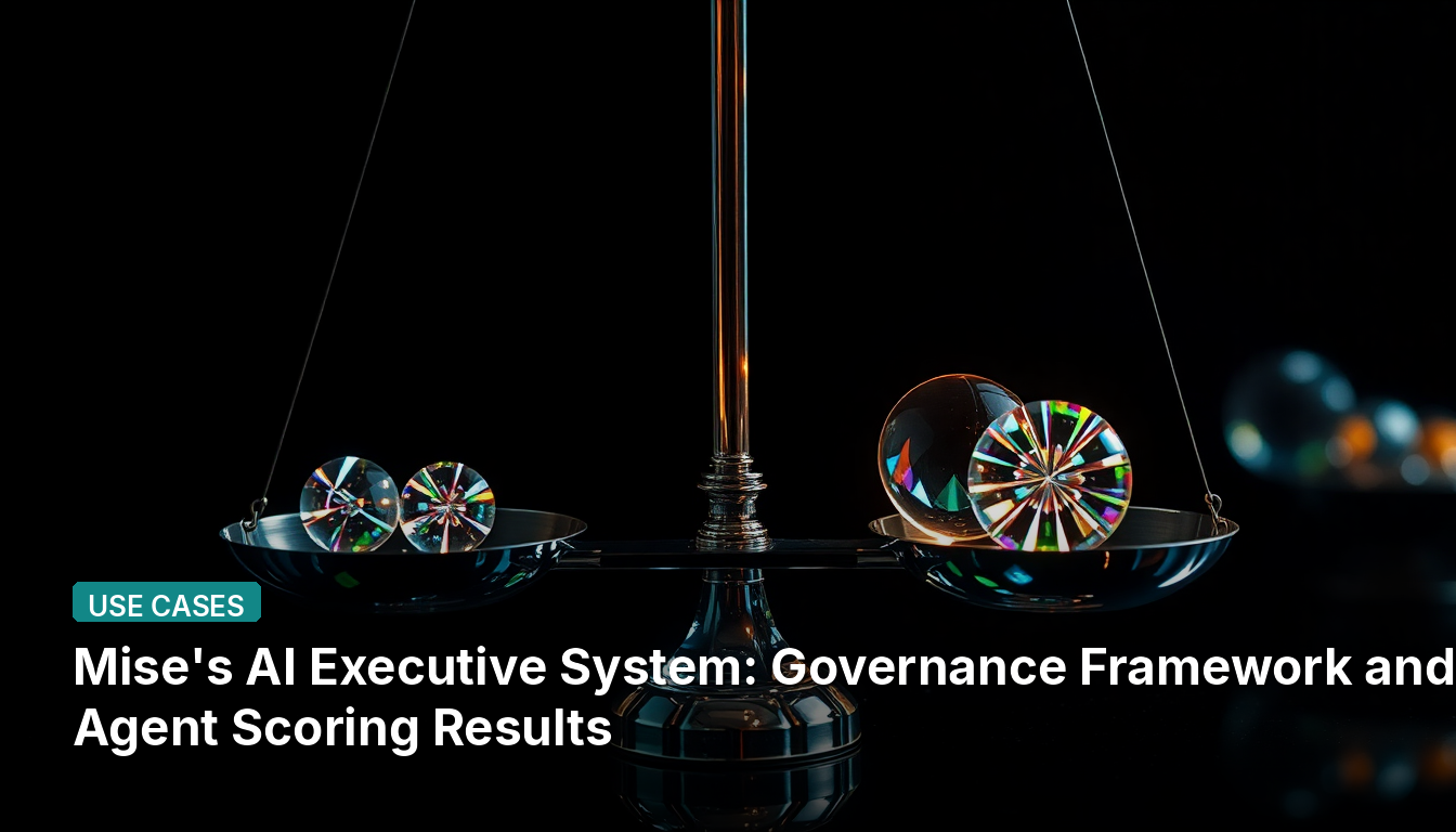Mises AI Executive System: Governance Framework und Agent Scoring Ergebnisse