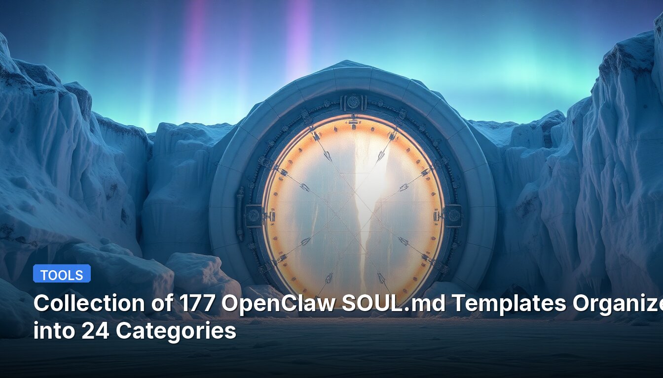 Sammlung von 177 OpenClaw SOUL.md-Vorlagen, organisiert in 24 Kategorien
