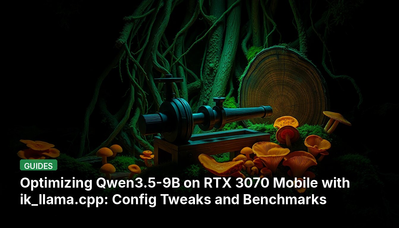 Optimierung von Qwen3.5-9B auf RTX 3070 Mobile mit ik_llama.cpp: Konfigurationsanpassungen und Benchmarks