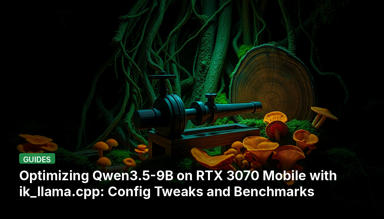 Otimizando o Qwen3.5-9B no RTX 3070 Mobile com ik_llama.cpp: Ajustes de Configuração e Benchmarks